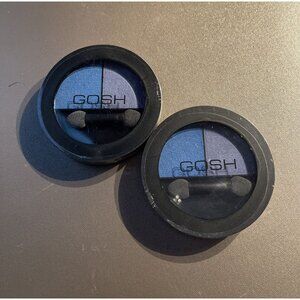 NEW GOSH COSMETICS MATT DUO EYE SHADOW -  #004 - "BLUE MOON"  ( Set Of 2 )